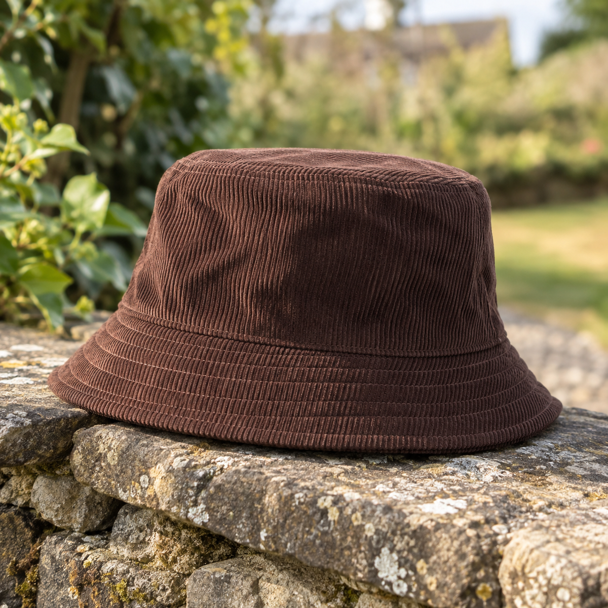 Chocolate Corduroy Bucket Hat