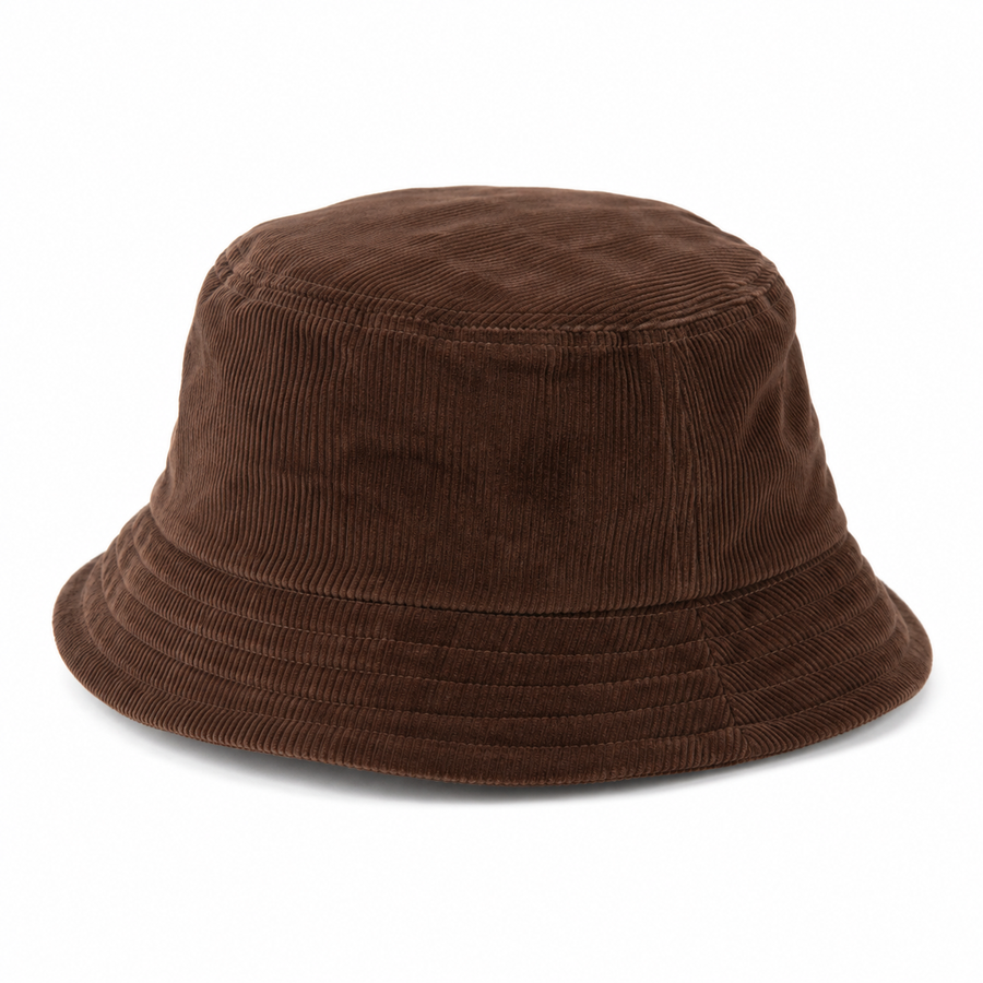 Chocolate Corduroy Bucket Hat