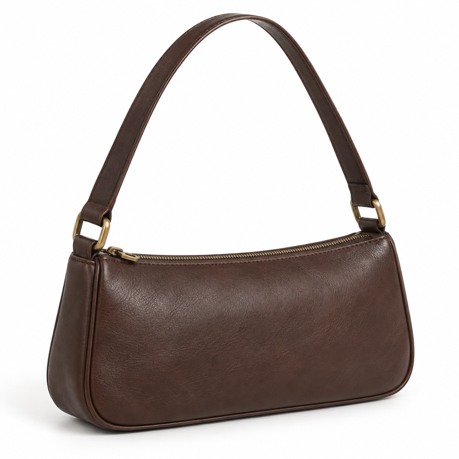 Chocolate Retro Shoulder Bag